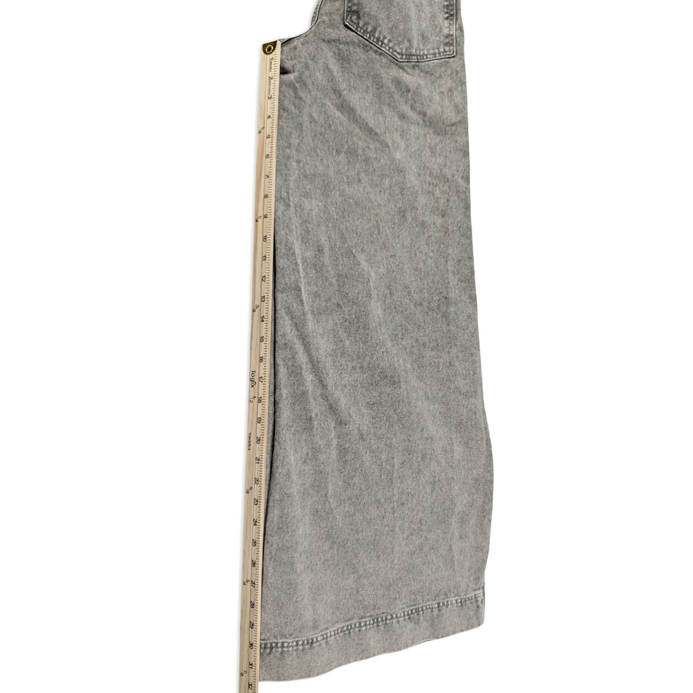 TOCCIN Eileen Wide Leg Denim Pants Desert Gray Side Slit Size 2 NWT $395 - Picture 13 of 14